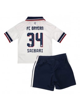 Otroški Nogometna dresi replika Bayern Munich Ismael Saibari #34 Gostujoči 2026-27 Kratek rokav (+ hlače)
